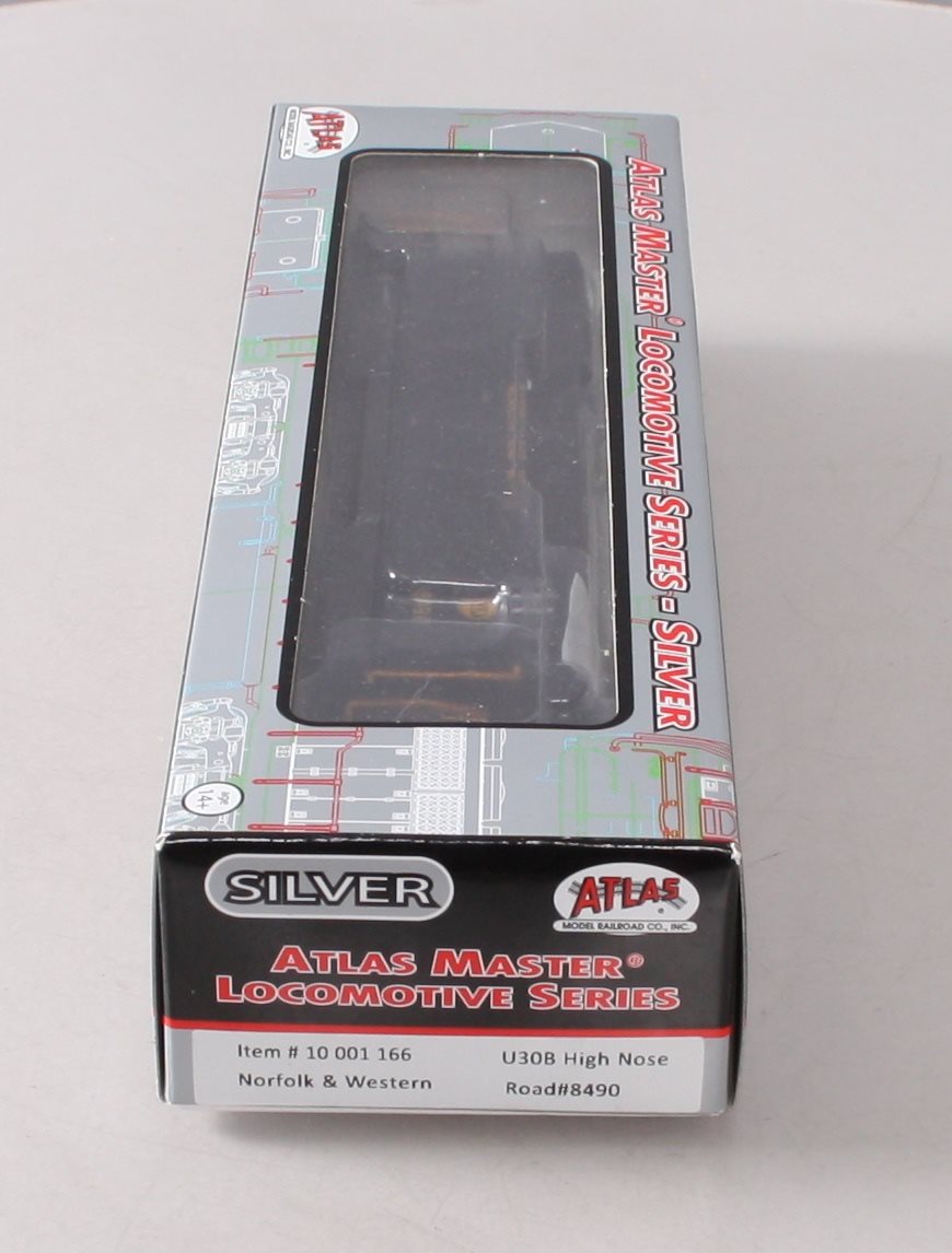 Atlas 10001166 HO Norfolk Western U30B Silver Diesel #8490
