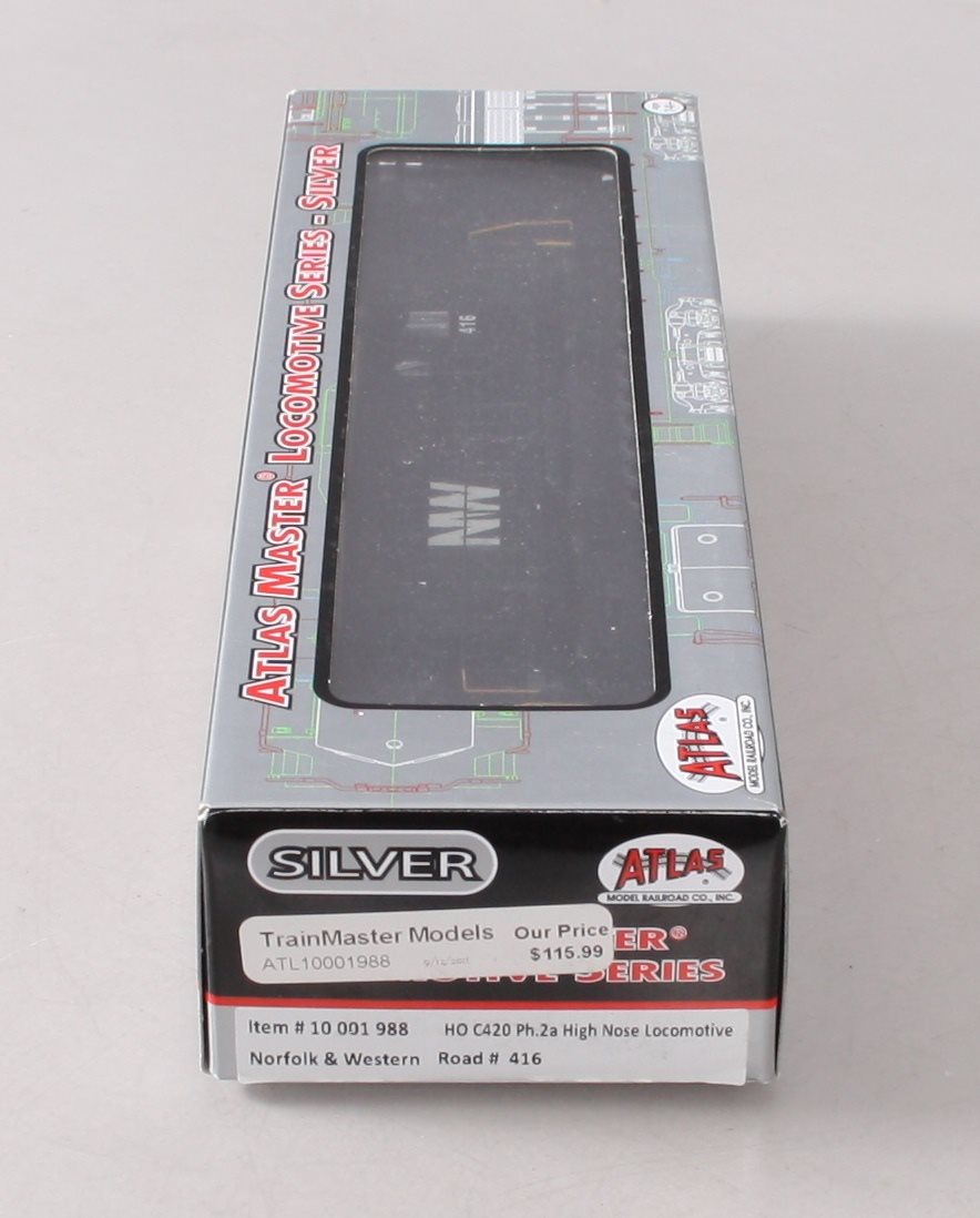 Atlas 10001988 HO N&W Alco C420 Phase 2A High-Nose Diesel Locomotive #416