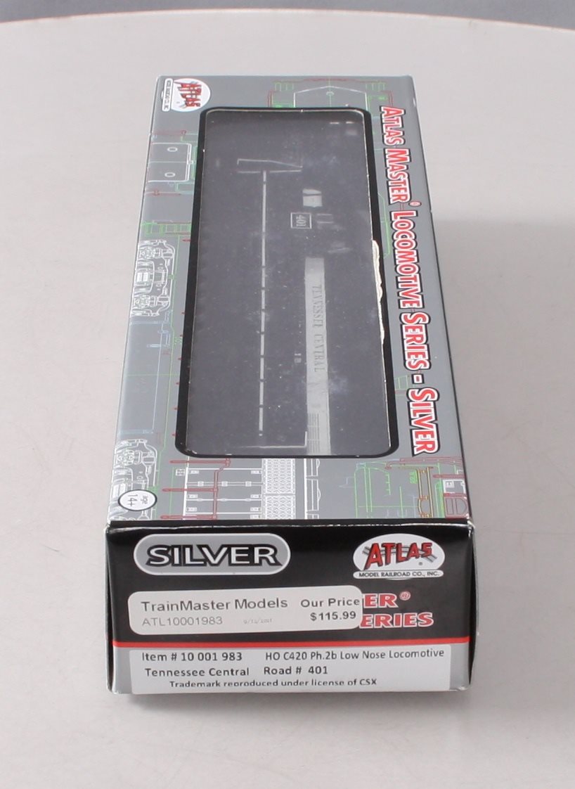 Atlas 10001983 HO Tennessee Central C420 Phase 2A Low Nose Diesel Loco #401