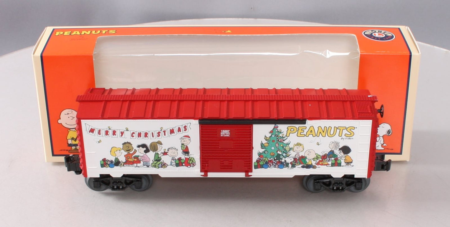 Lionel 6-15097 O Gauge USA/Peanuts Christmas Boxcar