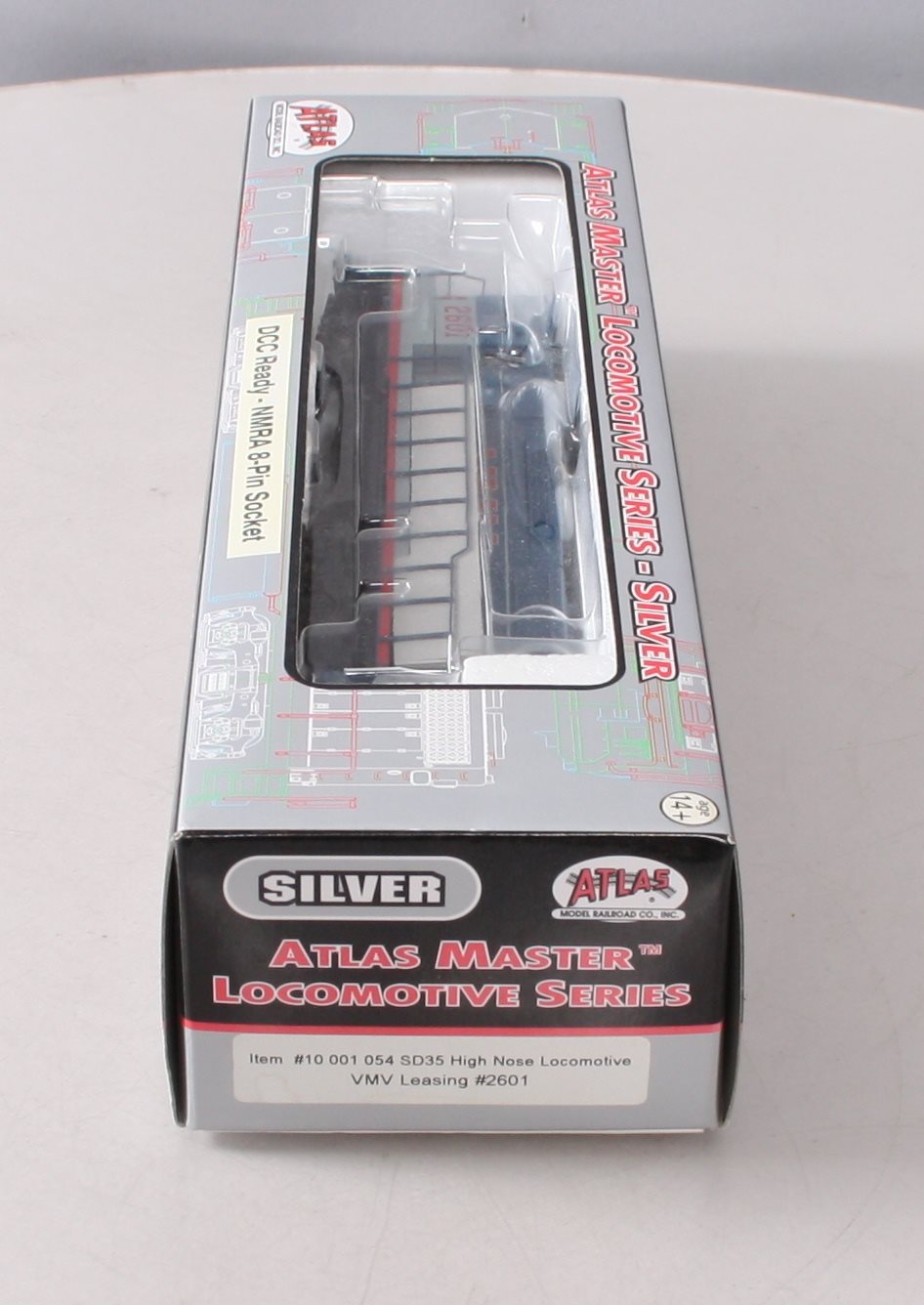 【 鼎 】 Atlas 10001054 HO Silver VMV Leasing SD35 Locomotive #2601 – Trainz