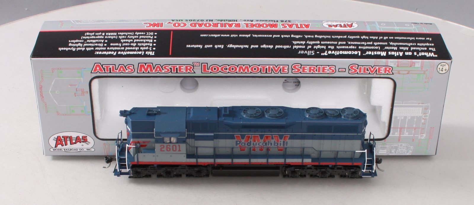 Atlas 10001054 HO Silver VMV Leasing SD35 Locomotive #2601