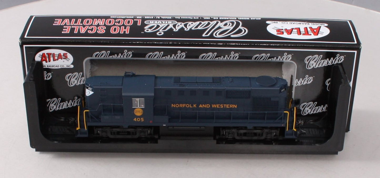 Atlas 10002877 HO Norfolk & Western RS-11 Diesel Locomotive Silver Series #405