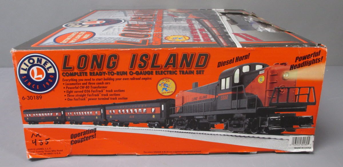 Lionel 6-30189 O Gauge Long Island Rail Road  Diesel Passenger Train Set