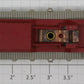 Lionel 0850-26X HO Red Launcher Flatcar & Base Assembly