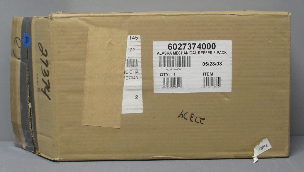 Lionel 6-27374 Alaska Mechanical Reefer 3-Pack