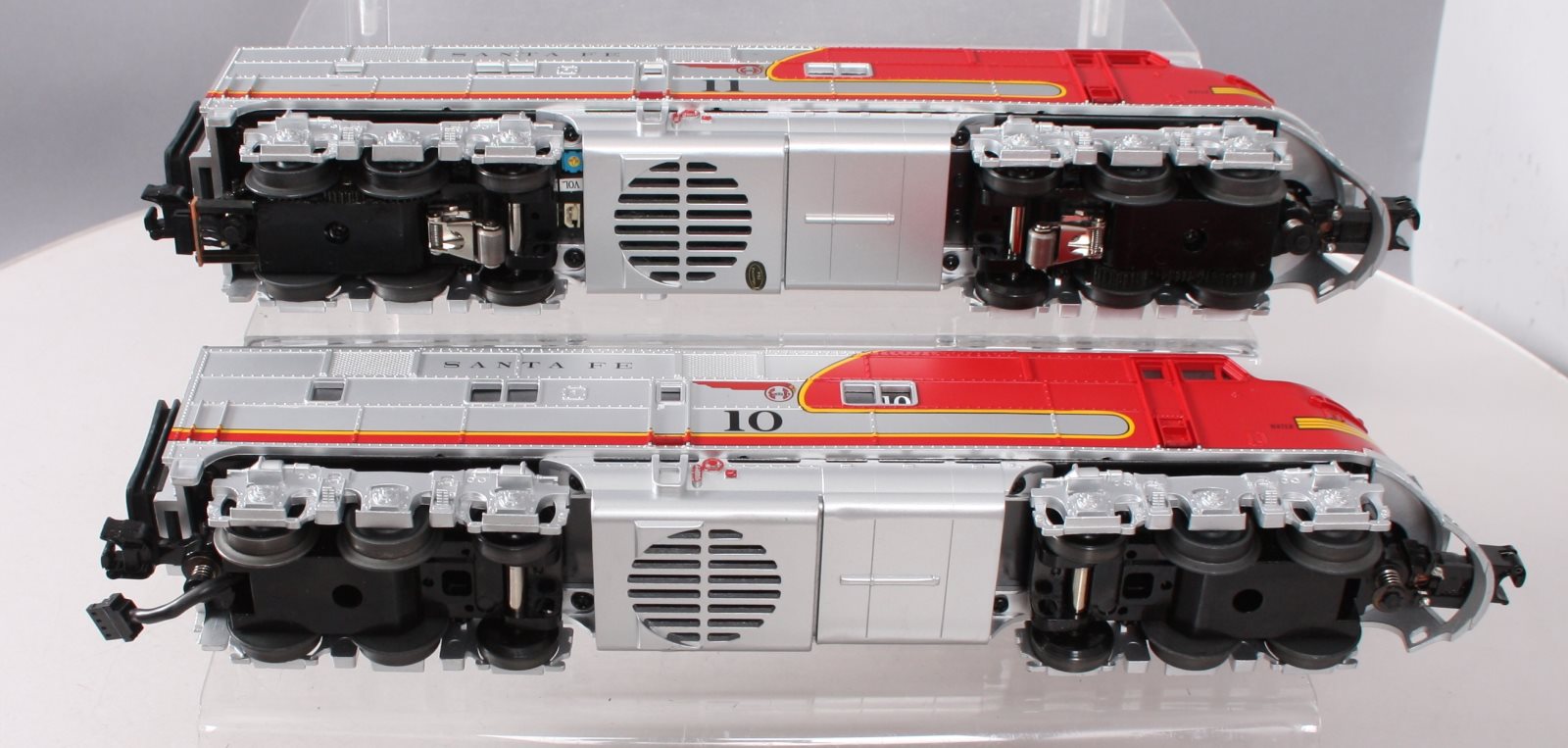 MTH 30-2968-1 Santa Fe E-3 AA Diesel Engine Set w/PS2 #10/11