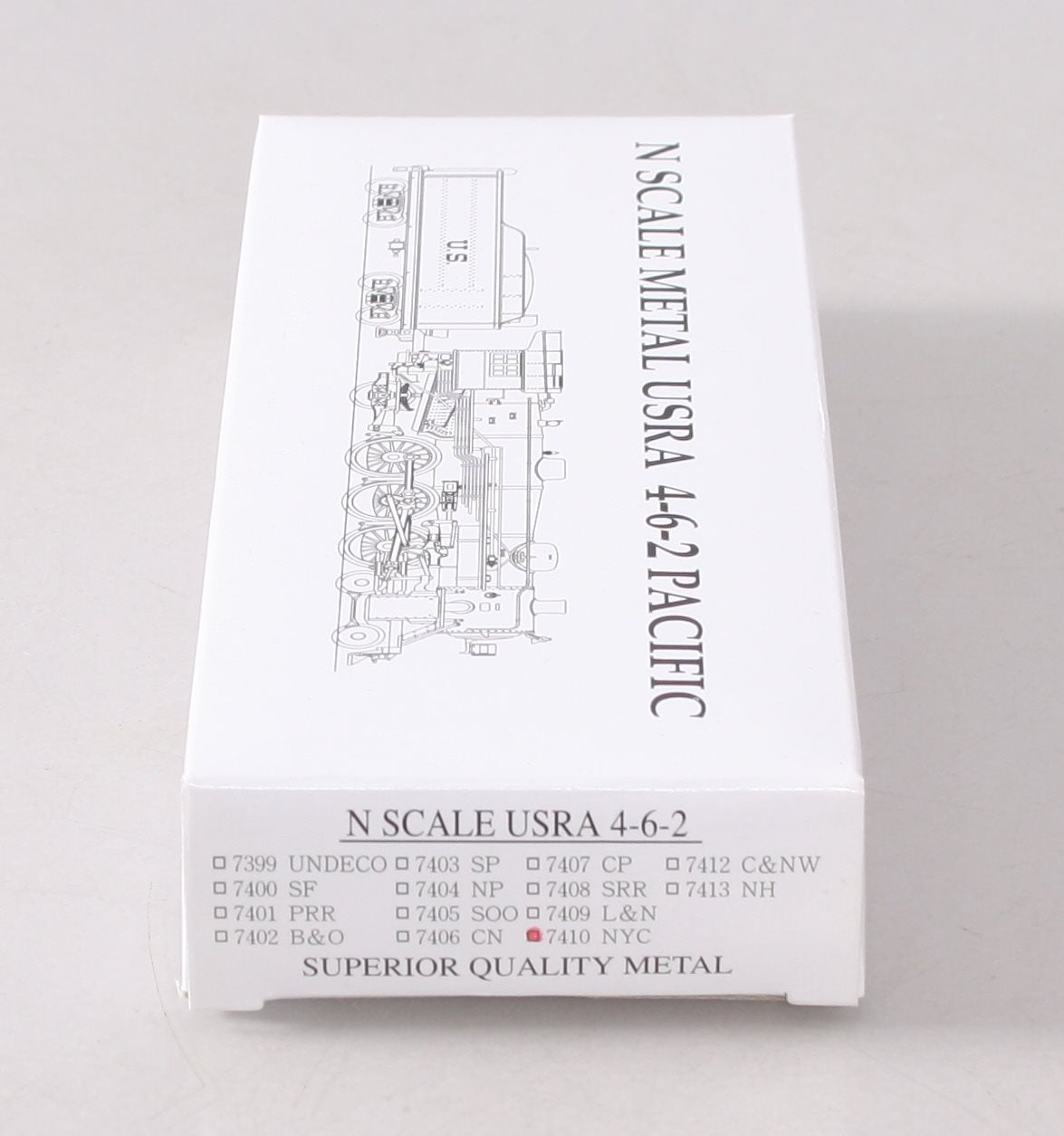 Model Power 7410 N Scale NYC 4-6-2 USRA Steam Locomotive w/ Tender