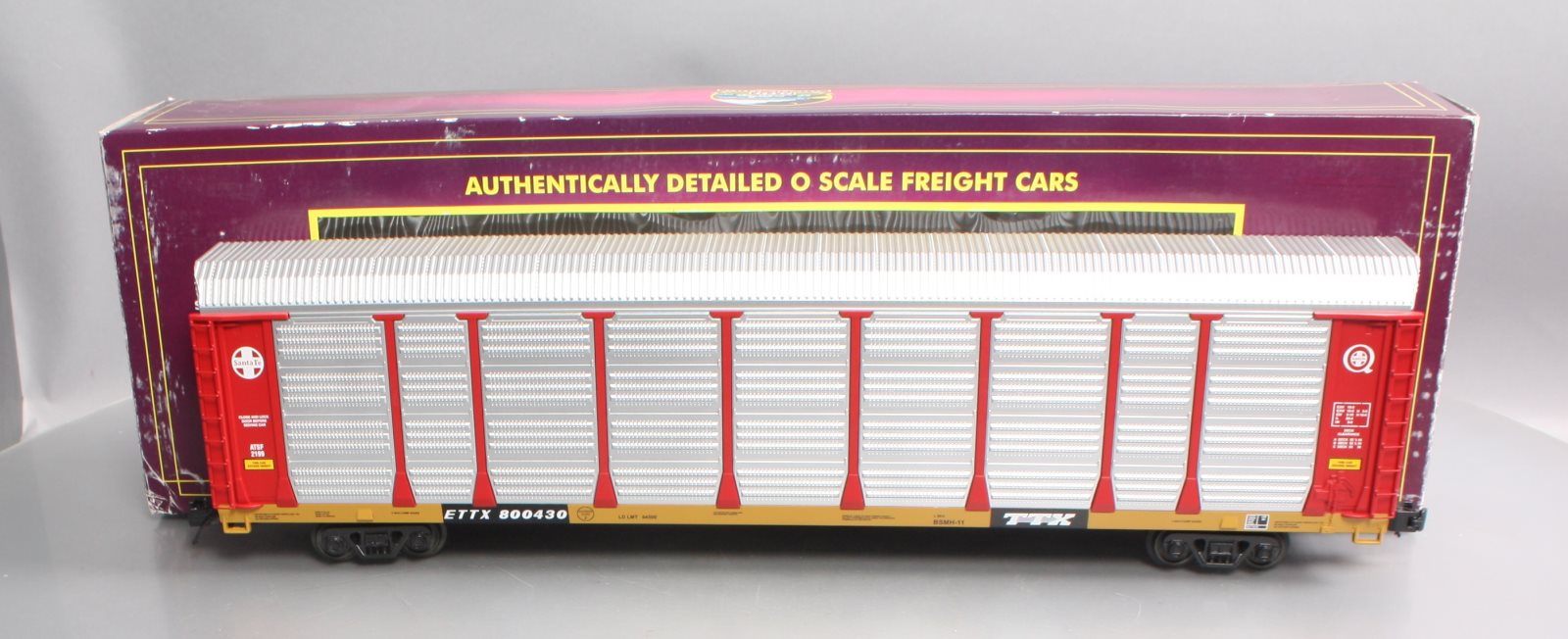 MTH 20-98880 O SF Corrugated Auto Carrier