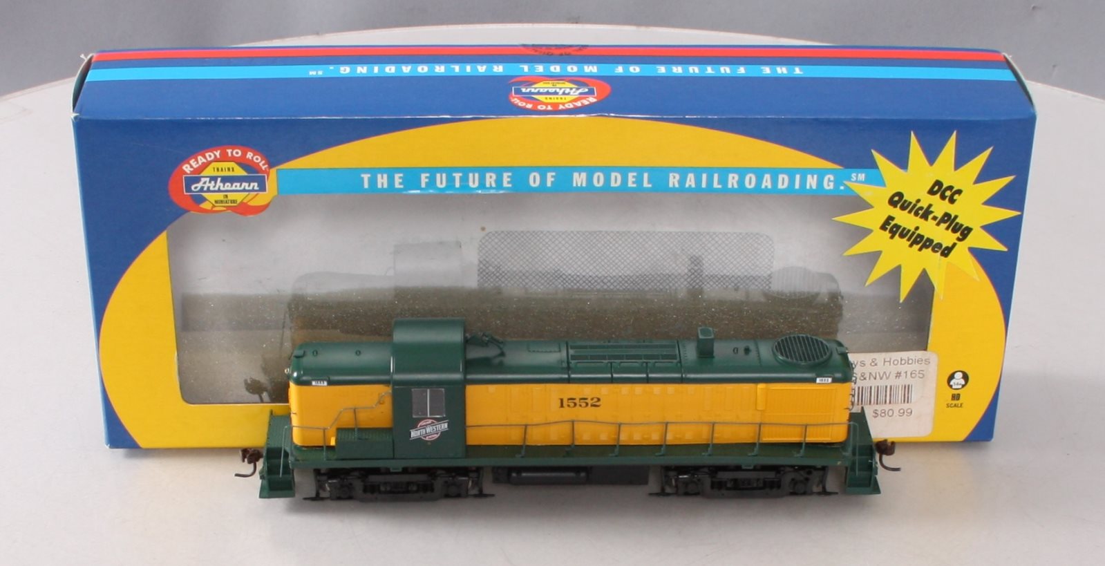 Athearn 94096 HO Chicago & North Western Alco RS-3 Diesel Locomotive #1552