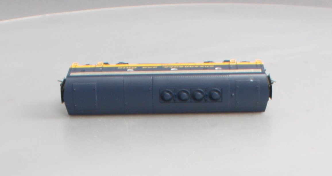 MTH 80-2110-1 Chesepeake & Ohio F-7 Diesel Locomotive B-Unit #7509