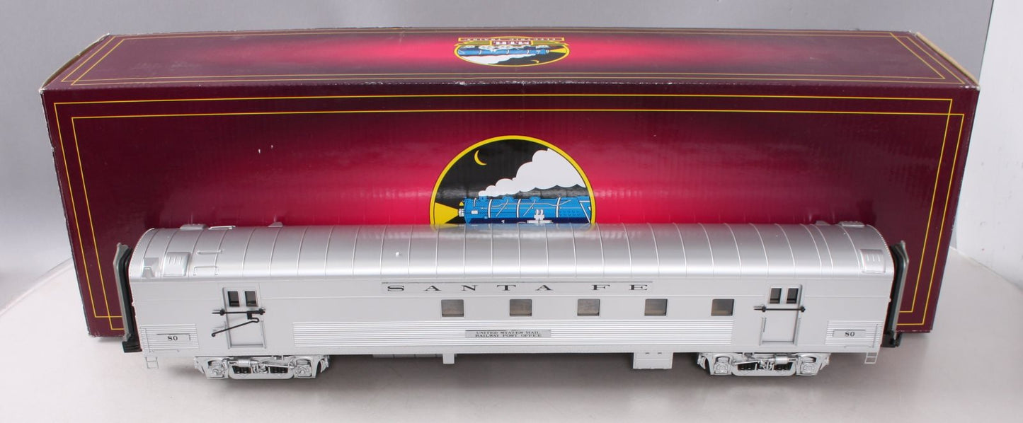 MTH 2068199 O Gauge ATSF 70' Atreamlined RPO Passenger Car