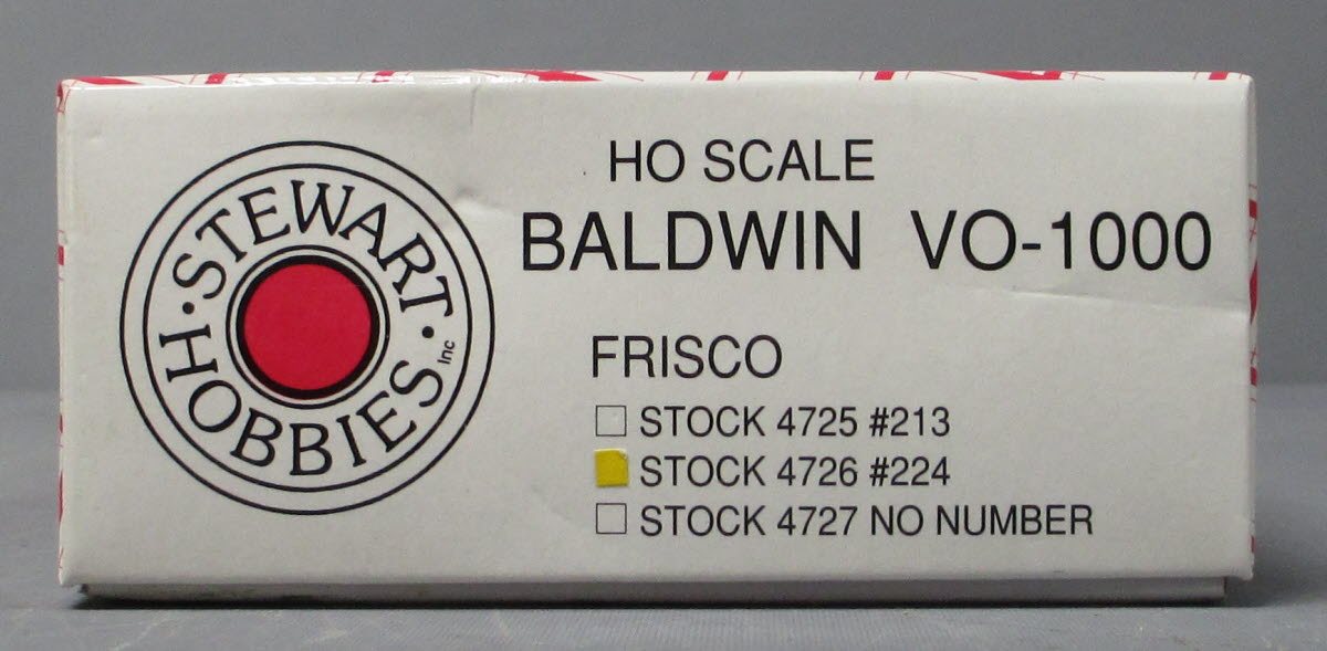 Stewart 4726 HO St Louis, San Francisco Frisco Diesel Baldwin VO-1000 #224