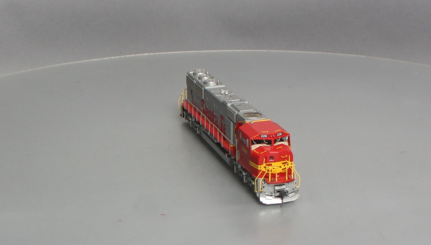 Athearn G62207 HO Scale Santa Fe/Warbonnet SD75M Diesel Locomotive #226