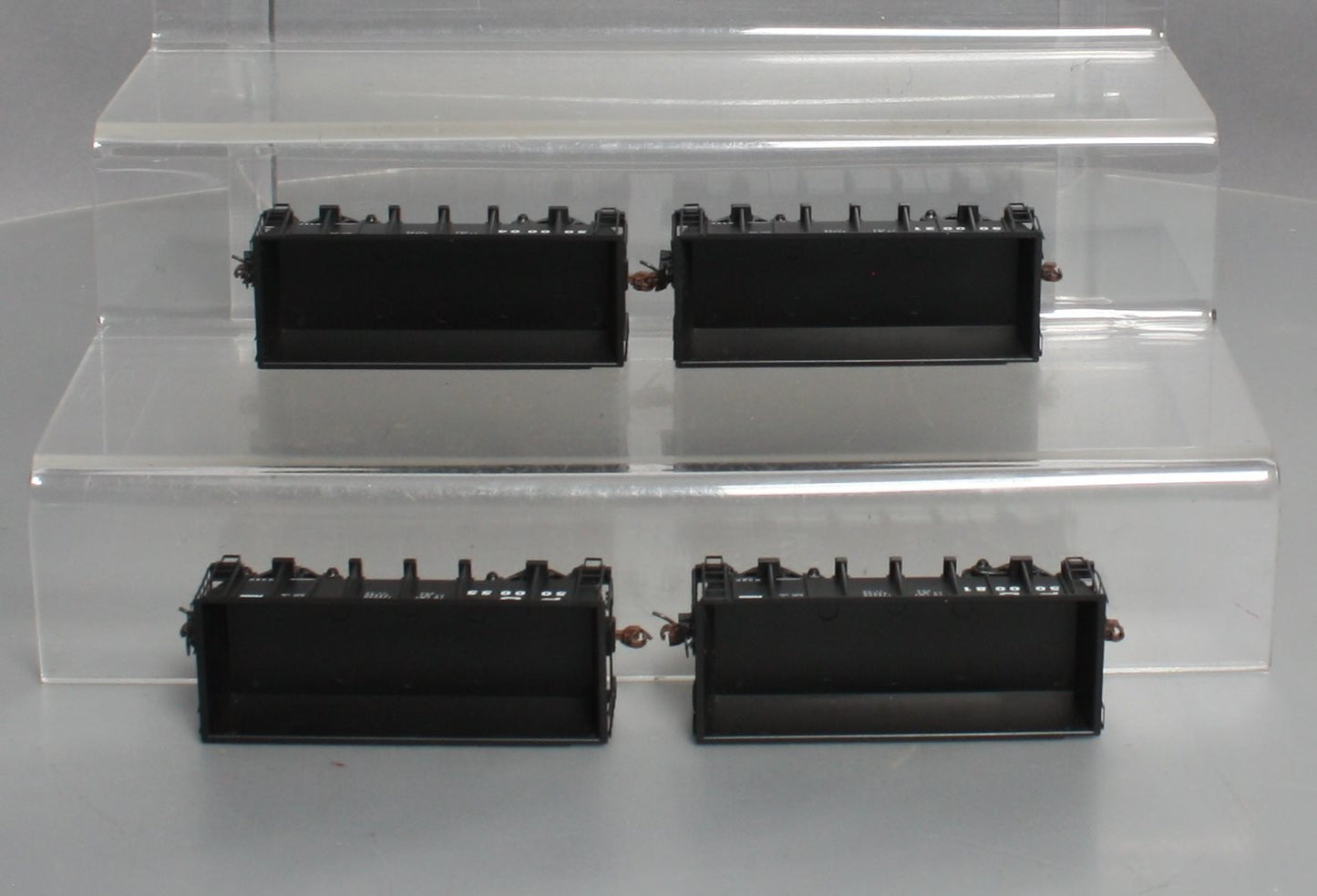 Athearn 97696 HO Penn Central 26' Low-Side Ore Car 4-Car Set - RTR