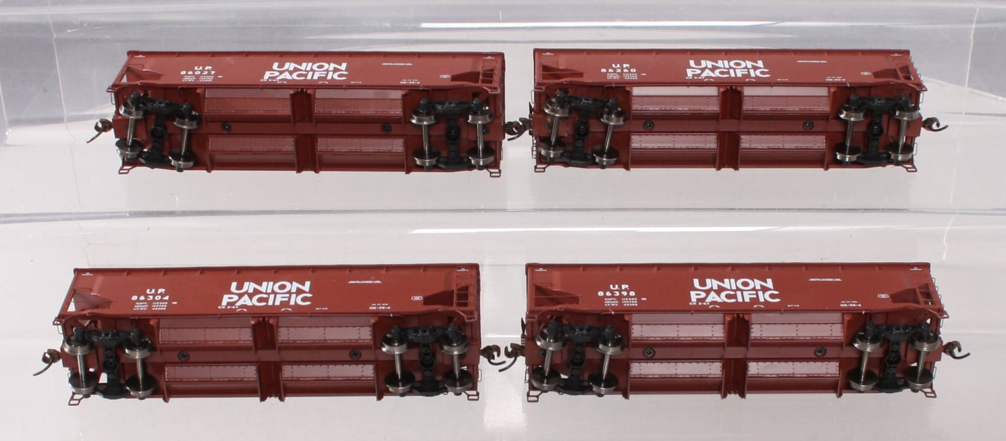 Athearn 14531 HO Union Pacific 40' Offset Ballast Hopper w/Load (4 - Car Set)
