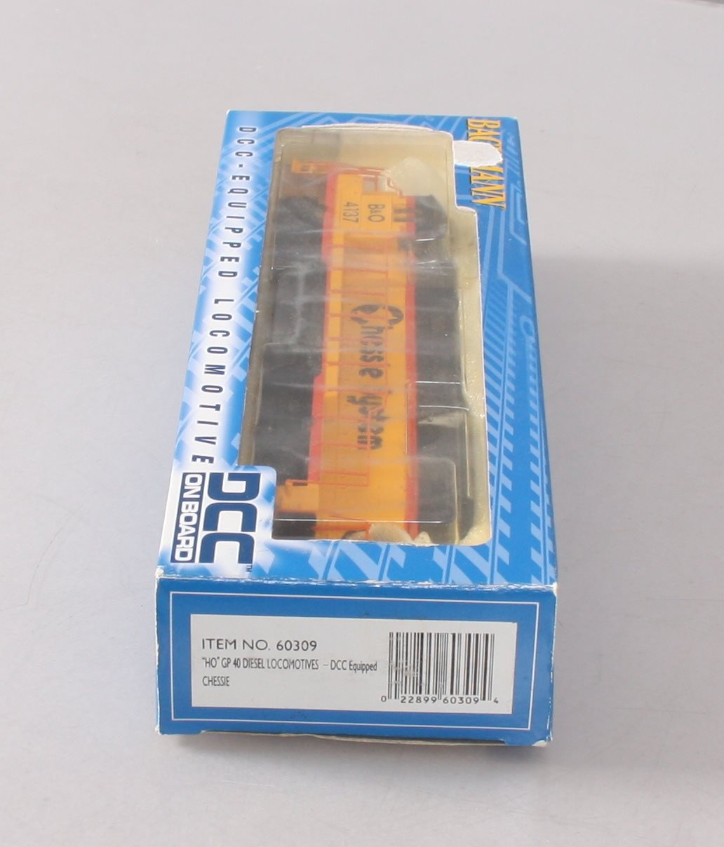 Bachmann 60309 HO Chessie EMD GP40 Diesel Locomotive w/DCC #4137