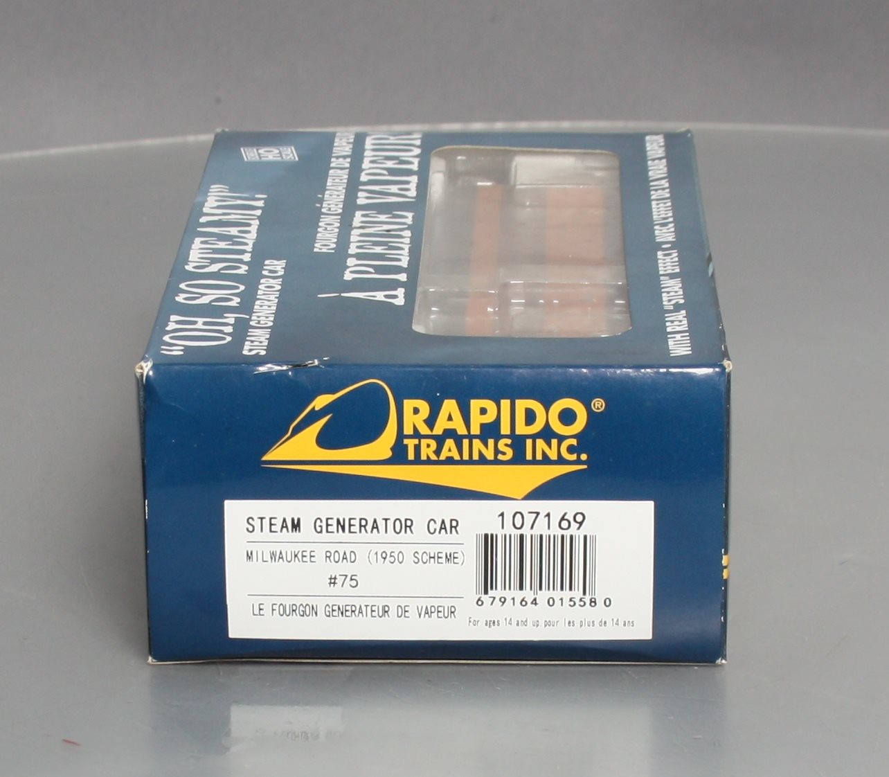 Rapido Trains 107169 HO Milwaukee Road Steam Generator Car #71 (1950 Scheme)