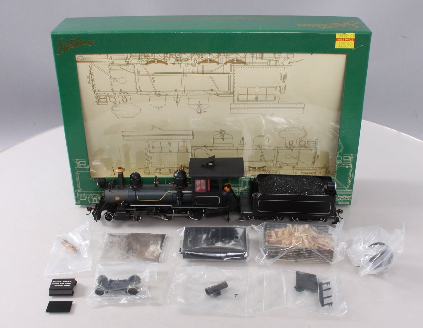 Bachmann 28323 On30 Painted & Unlettered 4-4-0 Steam Loco w DCC