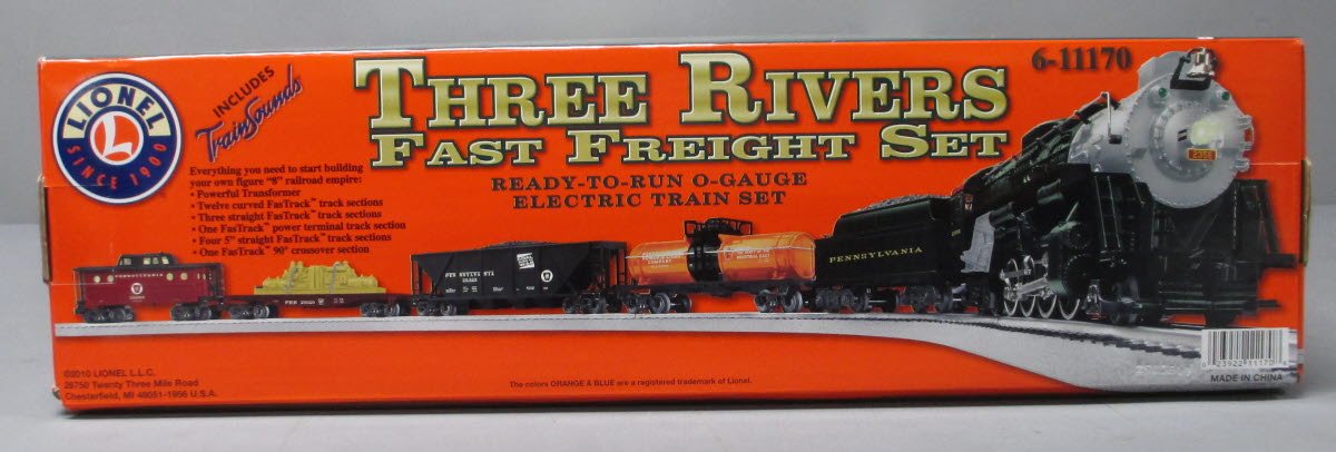 Lionel 6-11170 O Gauge Three Rivers Fast Freight Steam Train Set