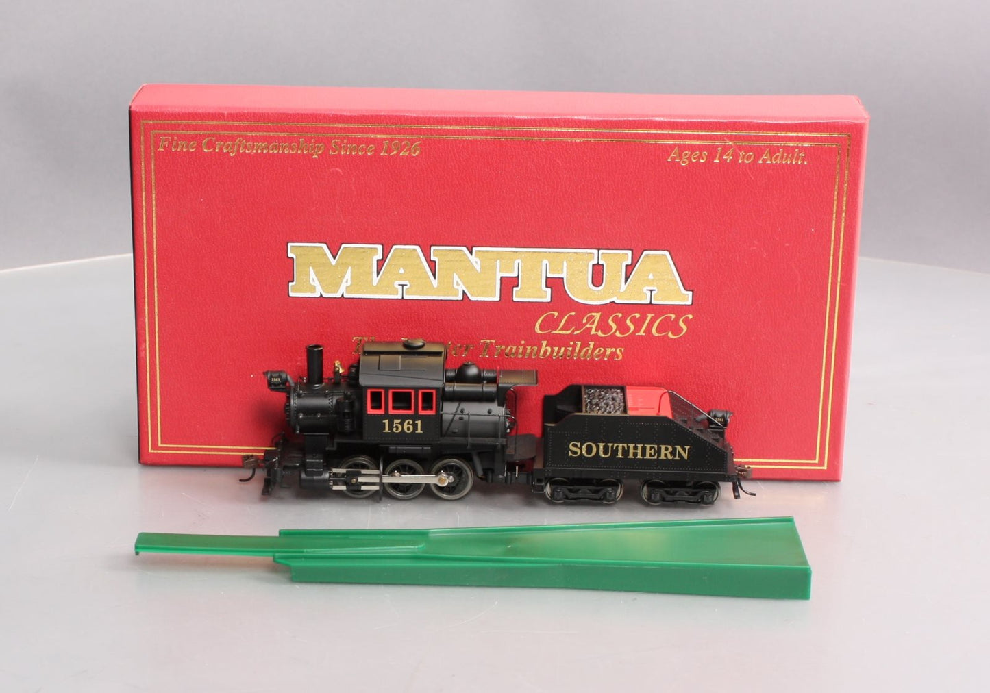 Mantua 389003 HO Scale Southern 0-6-0 Goat Steam Switcher w/Tender #1561