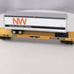 MTH 20-95421 N&W Flat Car w/ 40' Trailer