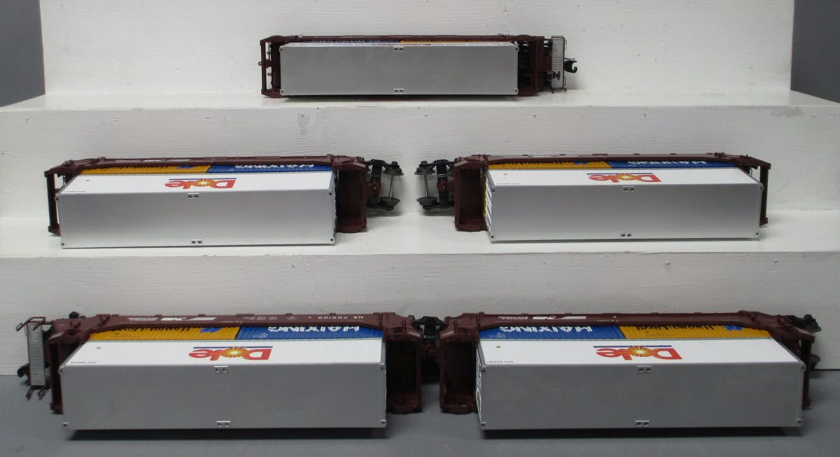 MTH 20-90842 O Norfolk Southern Twin Stack Container Set (Set of 5)