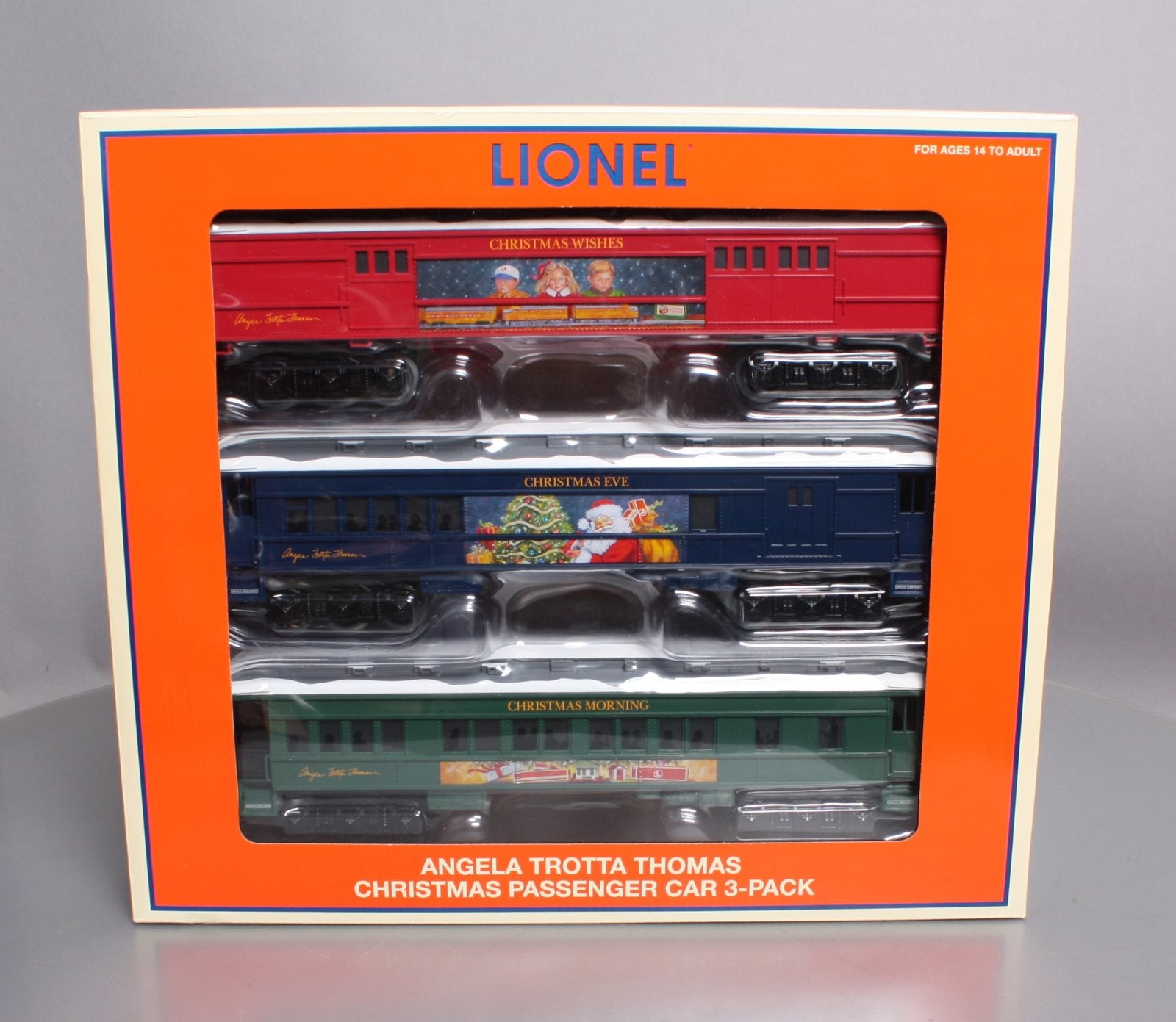 Lionel 6-84765 O Angela Trotta Thomas Christmas Passenger Cars