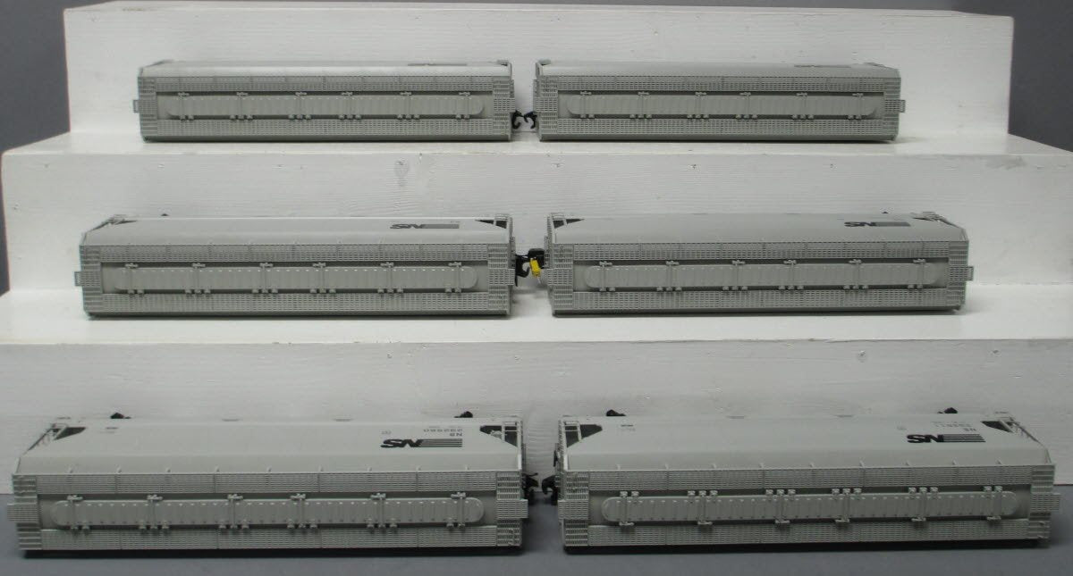 MTH 20-90442 O Norfolk Southern 3-Bay Centerflow Hopper Car Set (Set of 6)