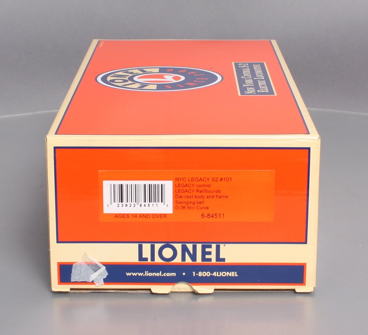 Lionel 6-84511 New York Central Lightning Stripe S2 Electric Locomotive #101