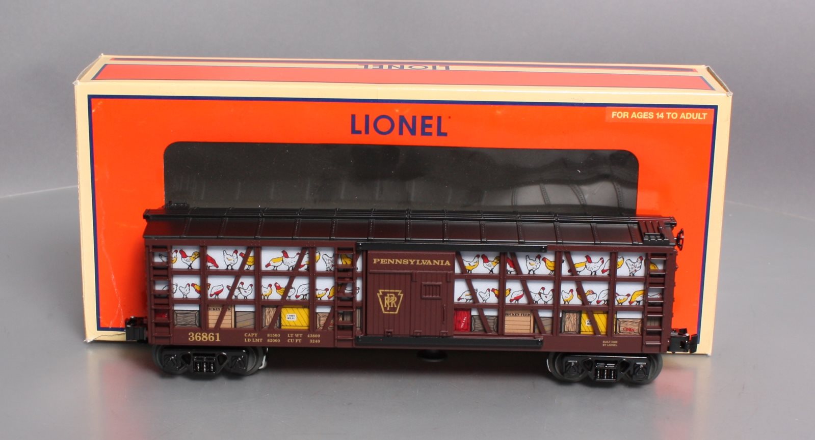 Lionel 6-36861 O Gauge Pennsylvania Poultry Dispatch Car #36861