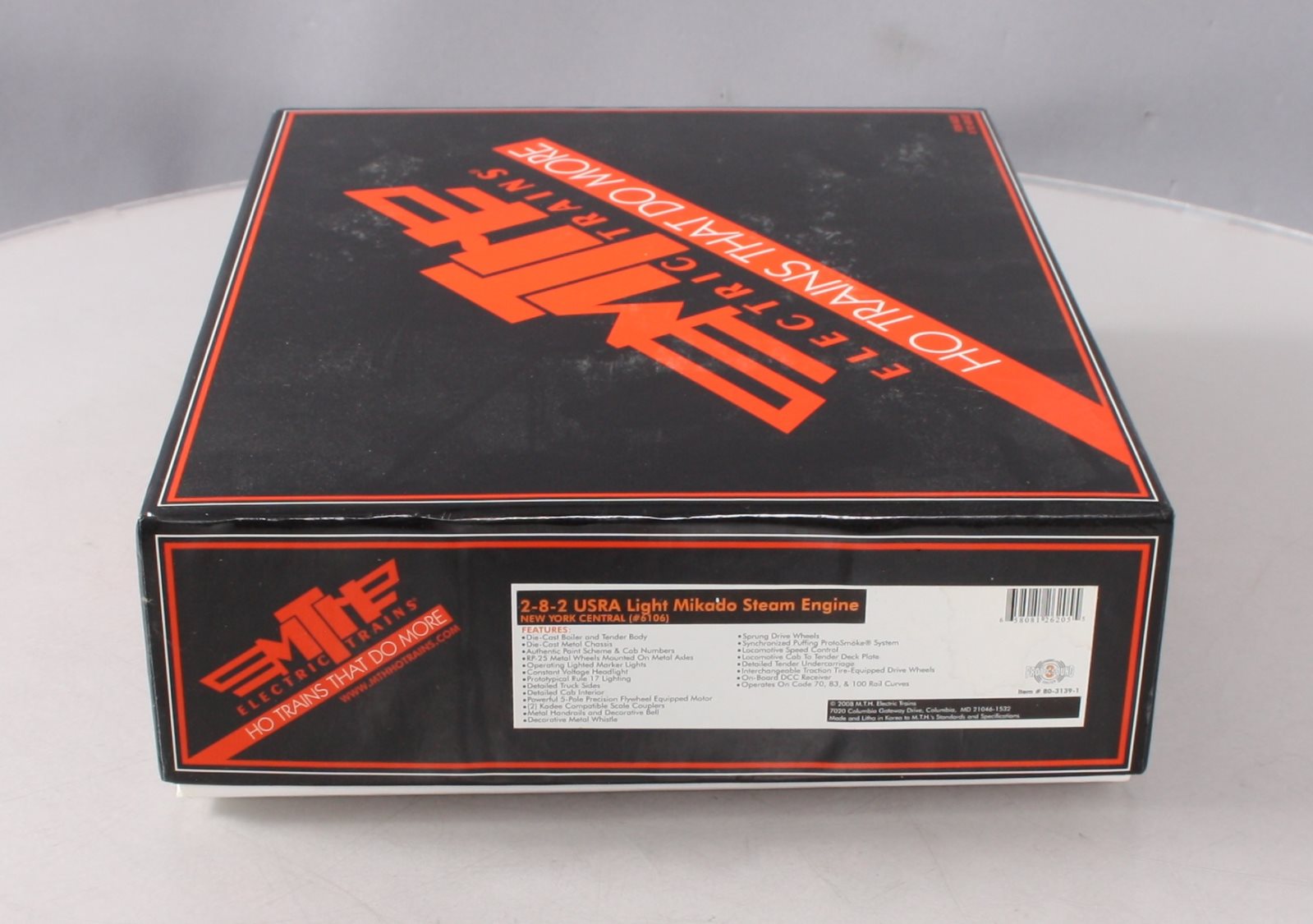 MTH 80-3139-1 New York Central HO Scale USRA 2-8-2 Light Mikado w/PS 3.0