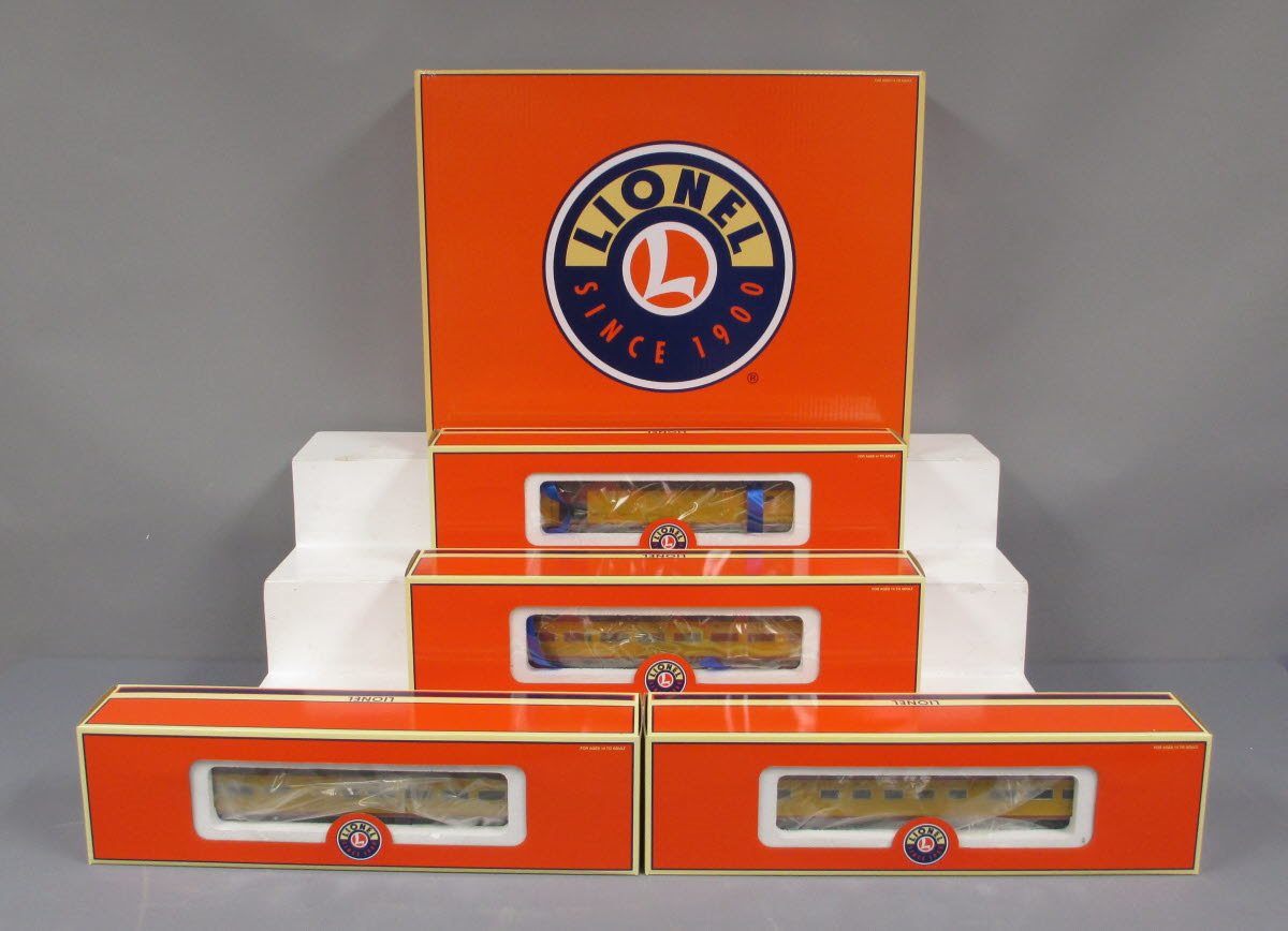 Lionel 6-20010 O Union Pacific 'City of Los Angeles' 18” Aluminum Cars Set (4)