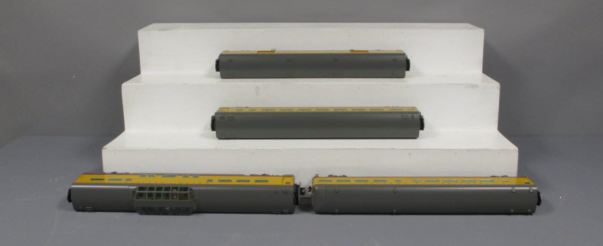 Lionel 6-20010 O Union Pacific 'City of Los Angeles' 18” Aluminum Cars Set (4)