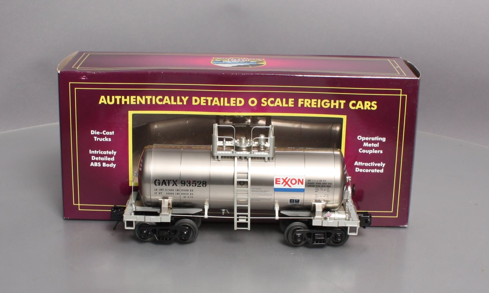MTH 20-96748 O Exxon Premier 8000 Gallon Tank Car #93528