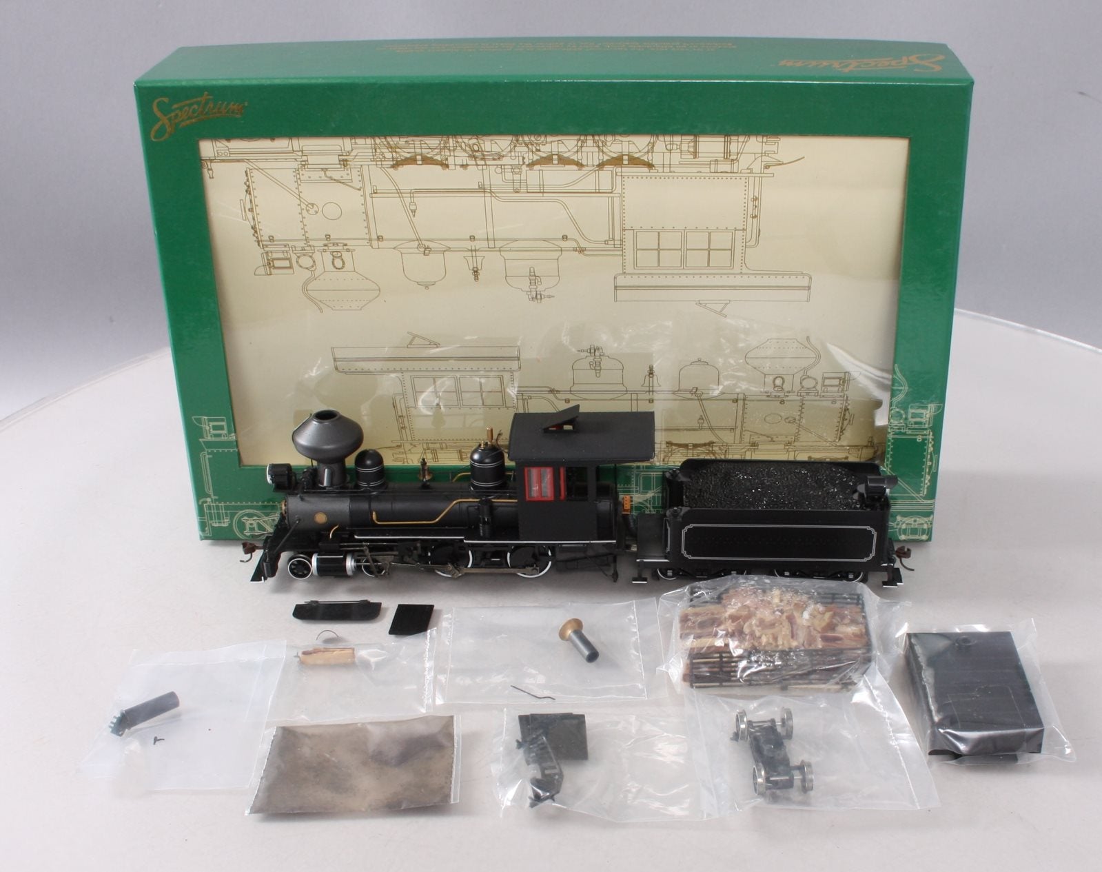 Bachmann Spectrum 28325 On30 Painted & Unlettered 4-4-0 Steam Locomotive w/DCC