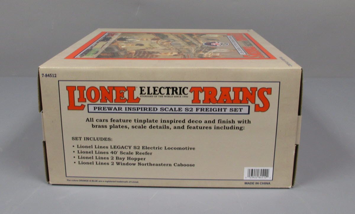 Lionel 6-84512 O S2 Scale Tinplate Prewar Inspired Freight Set