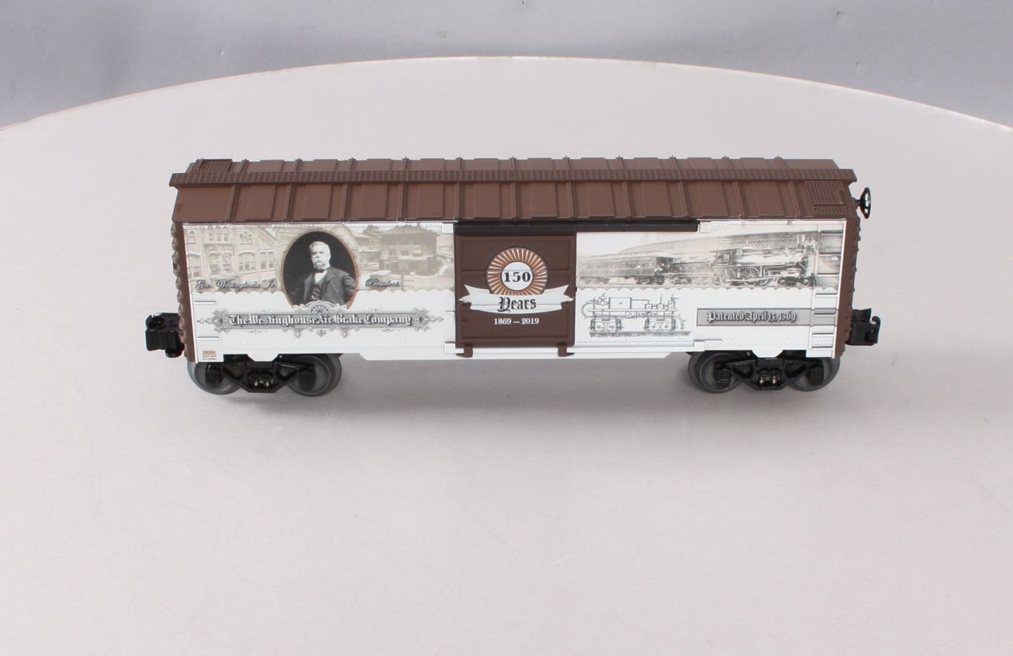 Lionel 1938060 O Gauge Westinghouse Air Brake 150th Anniversary Boxcar