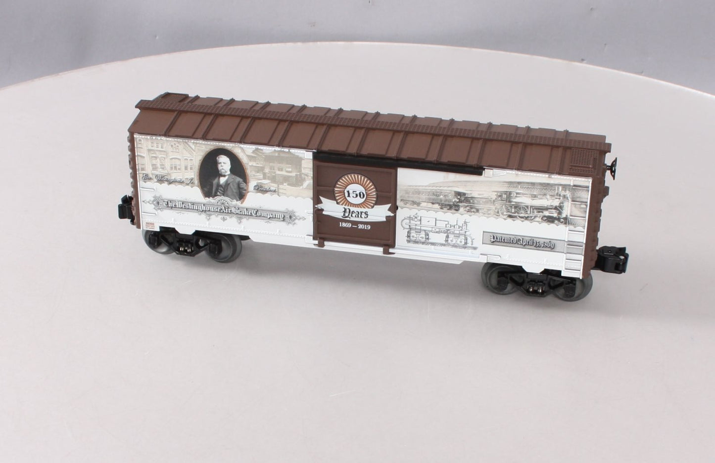Lionel 1938060 O Gauge Westinghouse Air Brake 150th Anniversary Boxcar