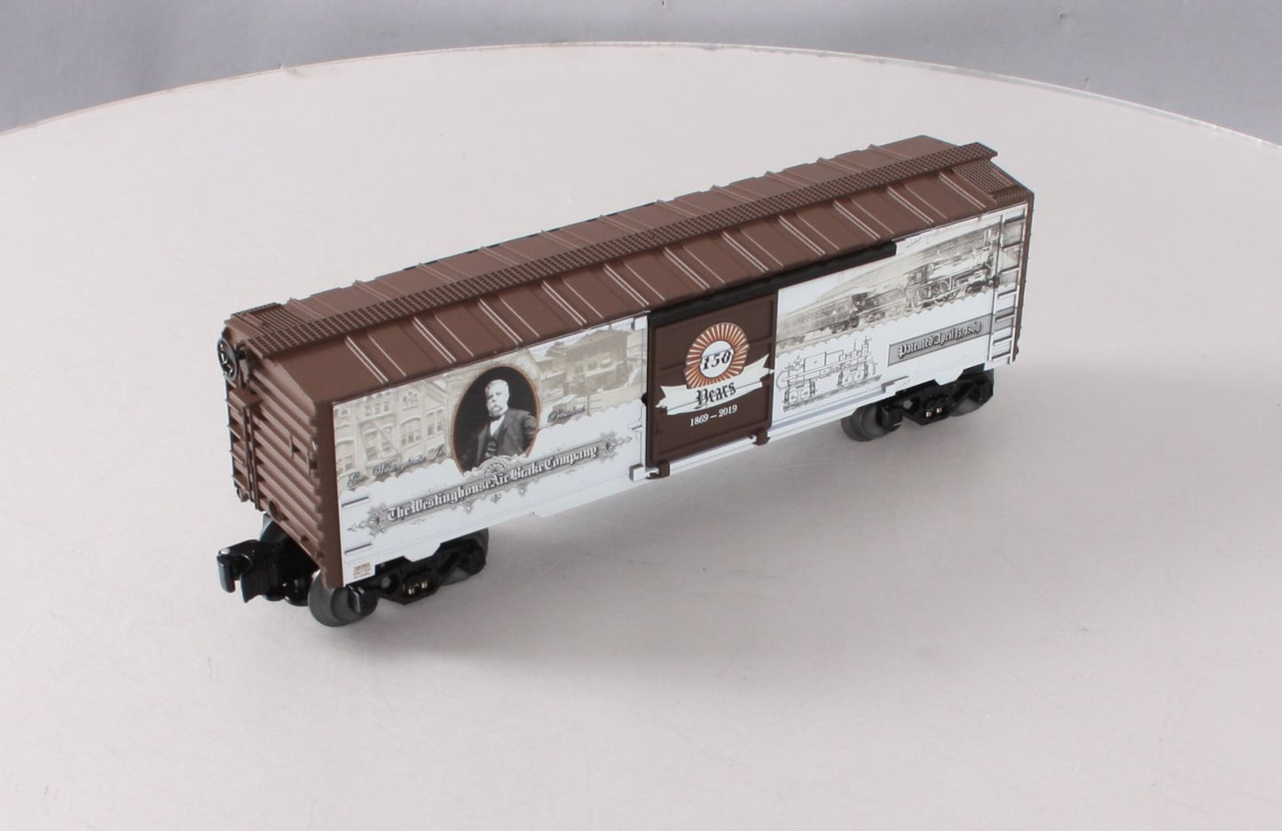 Lionel 1938060 O Gauge Westinghouse Air Brake 150th Anniversary Boxcar