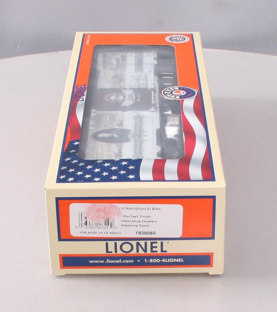 Lionel 1938060 O Gauge Westinghouse Air Brake 150th Anniversary Boxcar