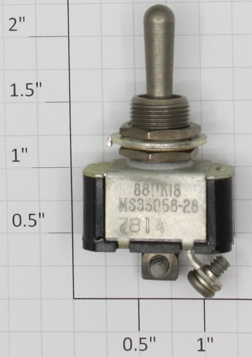 Acme MS35058-28 SPST Military Aircraft Toggle Switch