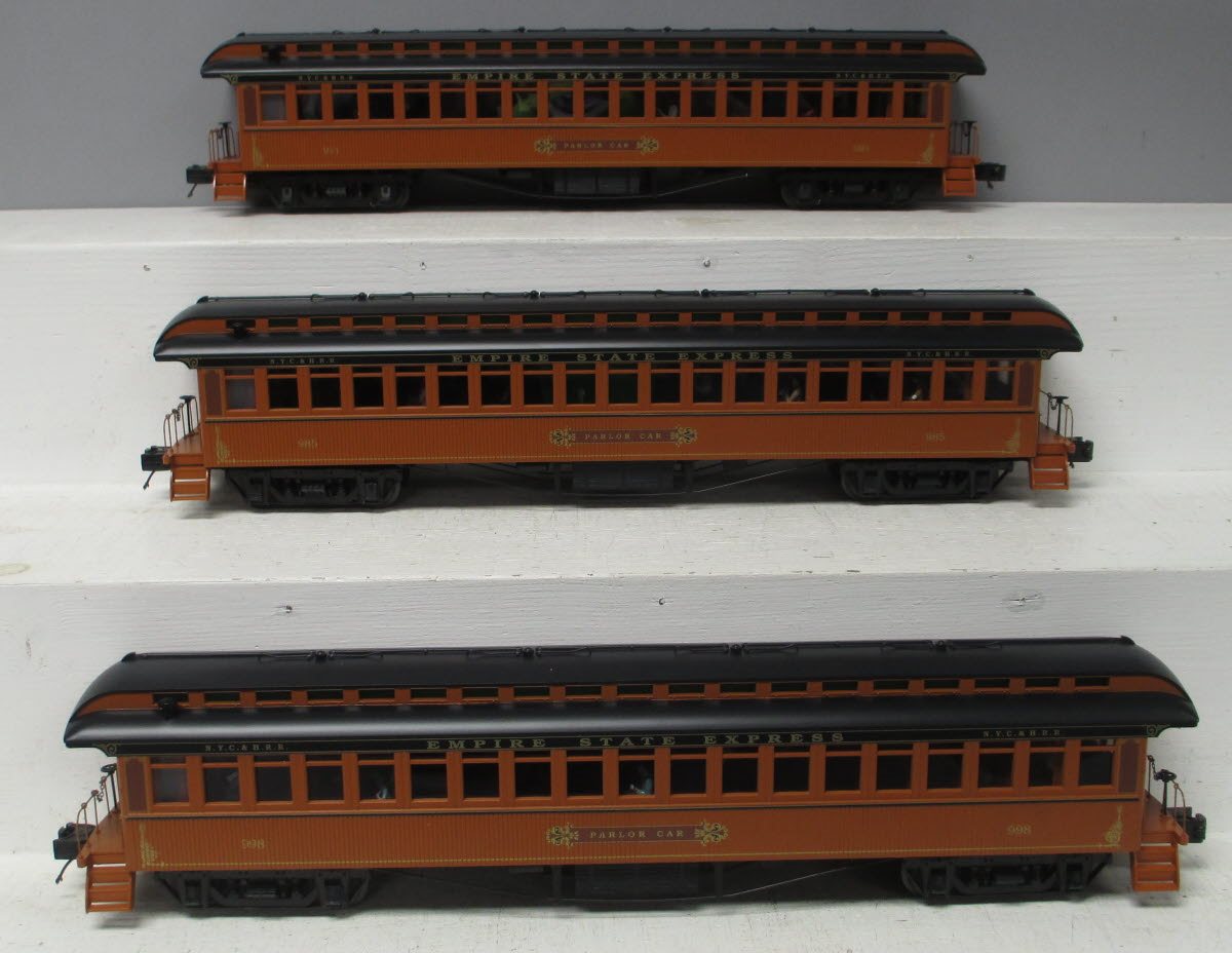 MTH 20-62031 New York Central 64' Woodsided Passenger Car Set