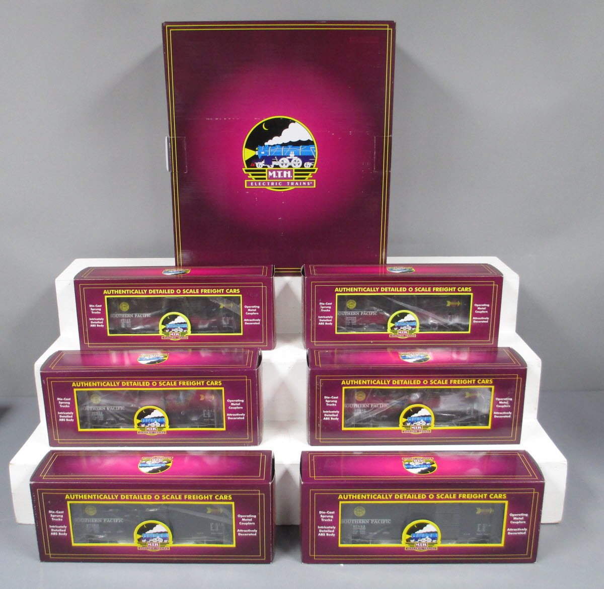 MTH 20-90732 Southern Pacific 40' AAR Boxcar 6-Car Set