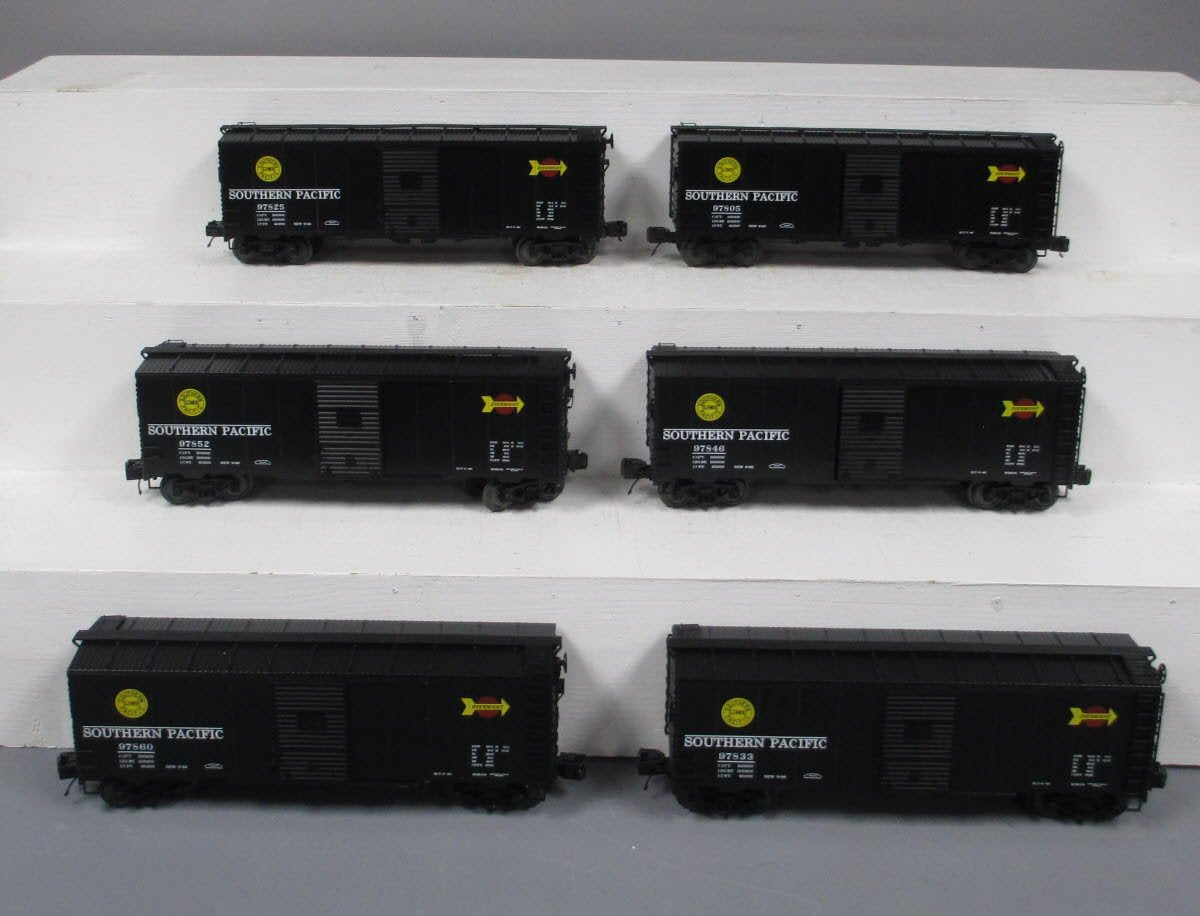 MTH 20-90732 Southern Pacific 40' AAR Boxcar 6-Car Set