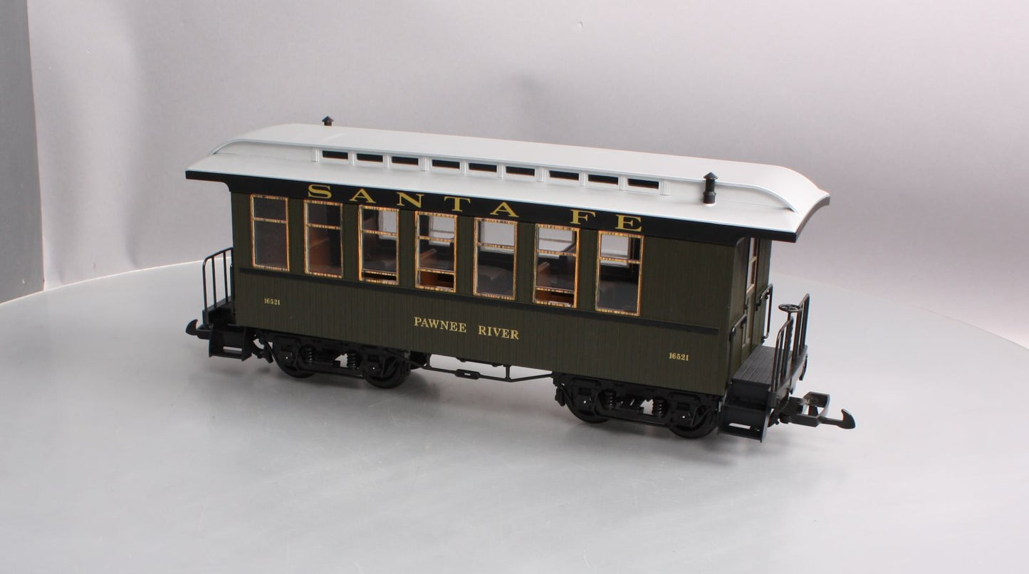 Piko 38628-2 G Scale Santa Fe "Pawnee River" Wood Coach #16521