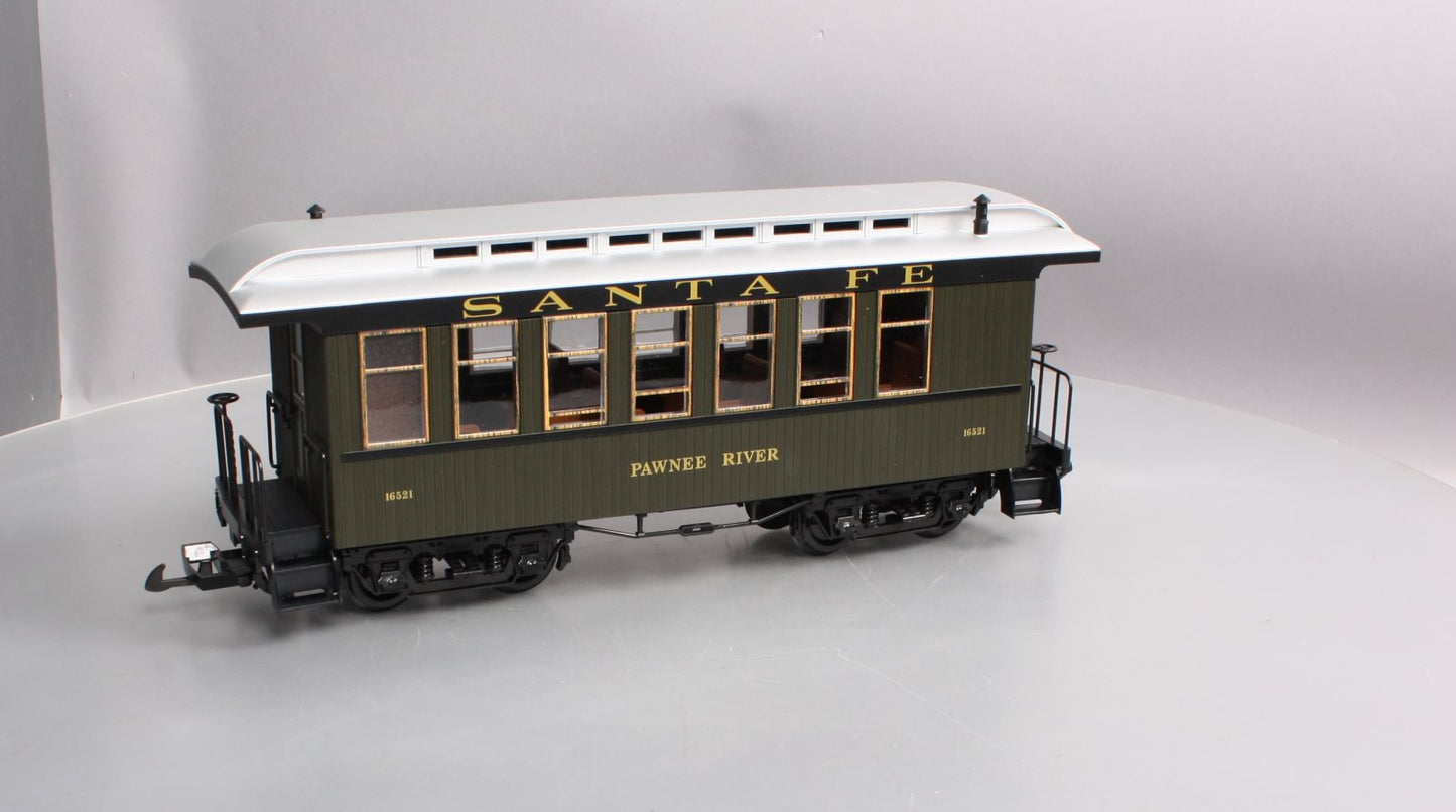 Piko 38628-2 G Scale Santa Fe "Pawnee River" Wood Coach #16521