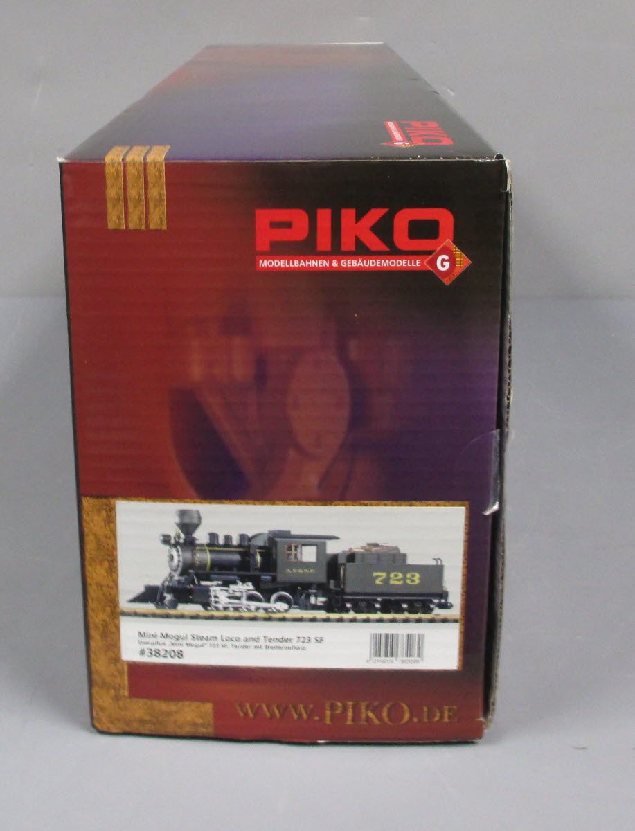 Piko 38208 G Santa Fe Mini Mogul Steam Locomotive #723
