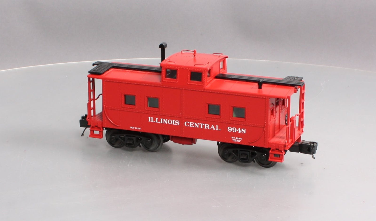 MTH 20-91409 Illinois Central Center Cupola Steel Caboose