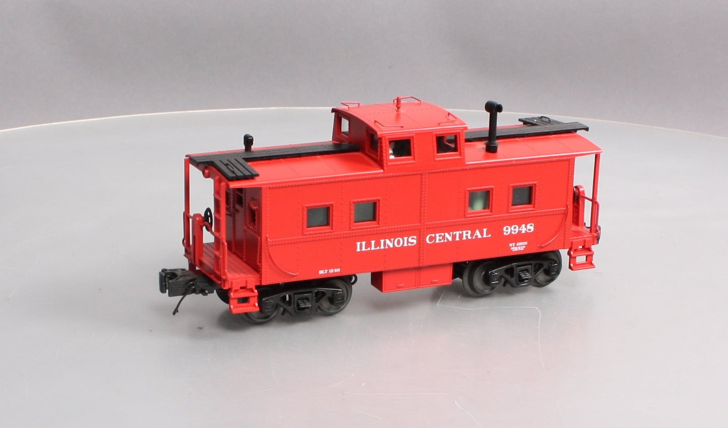 MTH 20-91409 Illinois Central Center Cupola Steel Caboose